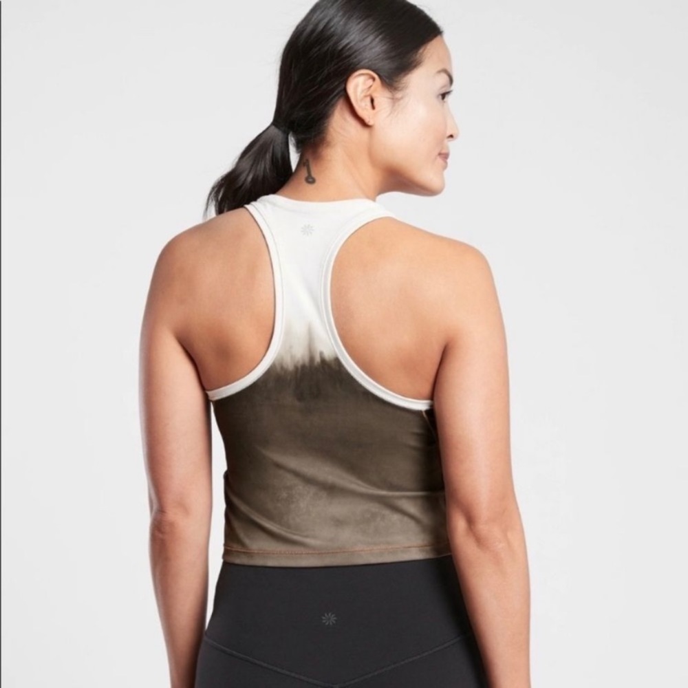Athleta Shanti Watercolor crop top